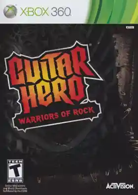 Guitar Hero Warriors of Rock (USA) box cover front